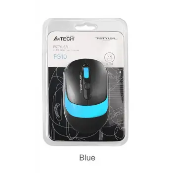 A4 Tech Fg10 Mavi Nano Kablosuz Optik 2000 Dpı Mouse (KDO)