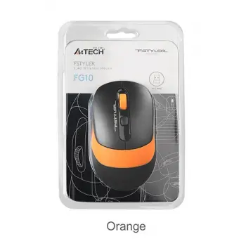 A4 Tech Fg10 Turuncu Nano Kablosuz Optik 2000 Dpı Mouse (KDO)