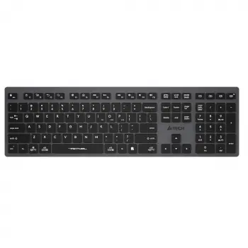 A4 Tech Fstyler FBX50C Gri Bluetooth+2.4G Nano Fn Şarjlı Multimedya Klavye (KDO)