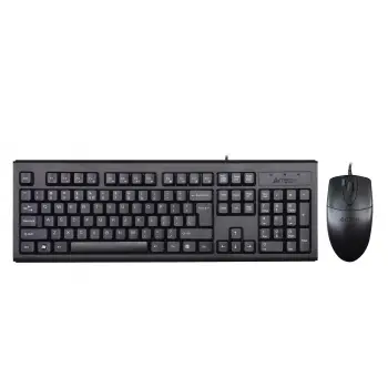 A4 Tech Km-72620D Siyah Q Tr Usb Fn Multimedya Kablolu Set (KDO)