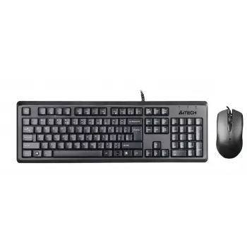 A4 Tech Kr-9276 Q Usb Fn Multimedya Klavye+Optik Kablolu Mouse Set (KDO)