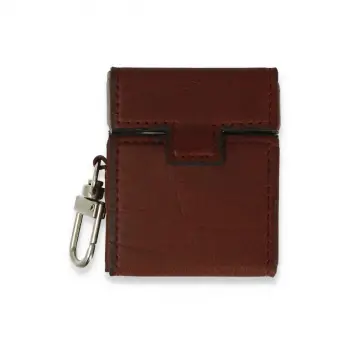 Airpods 2 (2.nesil) Deri Kılıf - Bordo