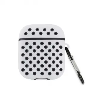 Airpods 2 (2.nesil) Spor Delikli Kılıf - Gri-siyah