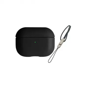 Airpods 3 (3.nesil) 405 Deri Kılıf - Siyah