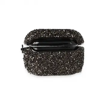 Airpods Pro (1.nesil) Mira Taşlı Kılıf - Siyah