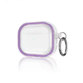 Airpods Pro 2 (2.nesil) Shiny Şeffaf Kılıf - Mor