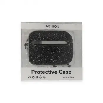 Airpods Pro 2 (2.nesil) Spell Simli Kılıf - Siyah