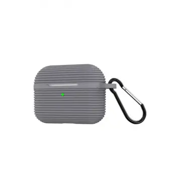 Airpods Pro 3 (3.nesil) Raven Silikon Kılıf - Gri