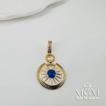 Zirkon Taşlı Pirinç Charmlar - Charm0010