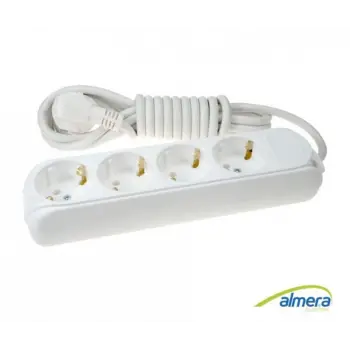 Almera 4lü 3mt Topraklı Priz (9240203)