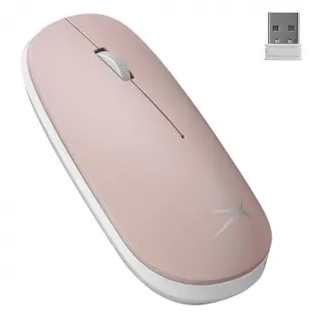 Altec Lansing ALBM7305 Pembe 2.4GHz USB 1600DPI Alkalin Pilli Kablosuz Mouse (KDO)
