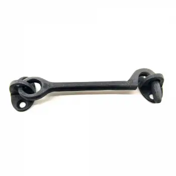 Antika Tarz Dekoratif Pirinç  Çengeli - 13cm, Oksit