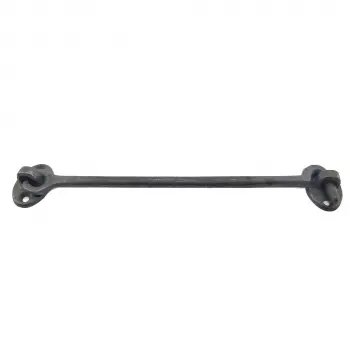 Antika Tarz Dekoratif Pirinç  Çengeli - 20cm, Oksit