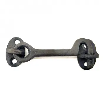 Antika Tarz Dekoratif Pirinç  Çengeli - 8,5cm, Oksit