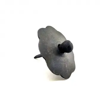 Antika Tarz Dekoratif Pirinç Düğmeli Kabara - 40 Mm, Oksit