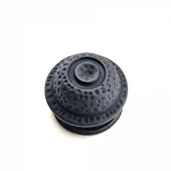 Antika Tarz Dekoratif Pirinç Gözlü Kapı Tokmağı - 78mm Çap, Oksit