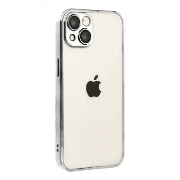 Apple İphone 15 Razer Lensli Silikon - Titan Gri