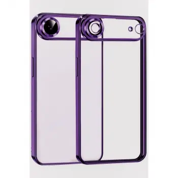 Apple İphone 17 Air Razer Lensli Silikon - Açık Mor