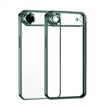 Apple İphone 17 Air Razer Lensli Silikon - Yeşil