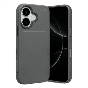 Apple İphone 17 Auto Focus Karbon Kapak - Gri