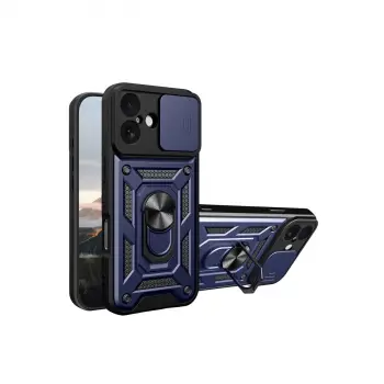 Apple İphone 17 Pars Lens Yüzüklü Silikon - Lacivert