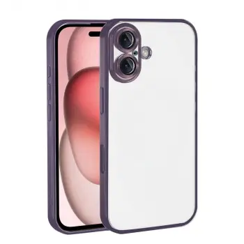 Apple İphone 17 Razer Lensli Silikon - Mor