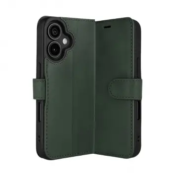 Apple İphone 17 Trend S Plus Kapaklı Kılıf - Yeşil