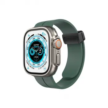 Apple Watch 38mm Kr412 Elegance Stylısh Kordon - Koyu Yeşil