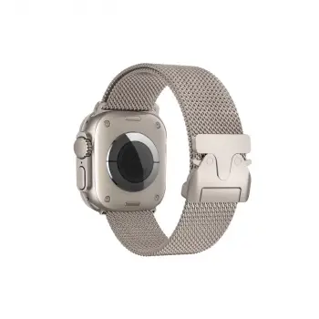 Apple Watch 42mm Milano Metal Kordon - Titan Gri
