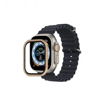 Apple Watch Ultra 49mm Alüminyum Kasa Cam Ekran Koruyucu - Yıldız Işığı
