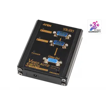 ATEN VS-201 2 PORT VGA VİDEO SWİTCH (KDO)