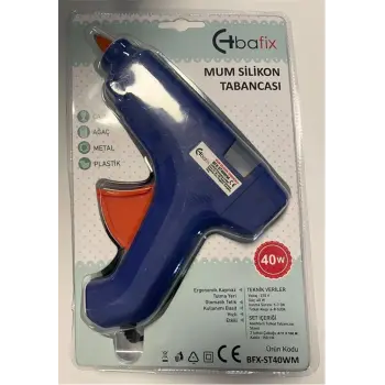 Bafix Mum Silikon Tabancası Mavi 40W (KDO)