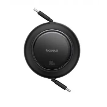 Baseus P10364500113-00  Free2 Pull Mini Kablolu USB-C 100W Şarj Kablosu Siyah (KDO)