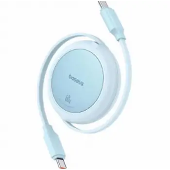 Baseus P10364500311-01 Free2 Pull 1m Şarj Kablo USB-C Mavi