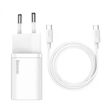 Baseus TZCCSUP-L02 25W C TO C Beyaz Kablo (KDO)