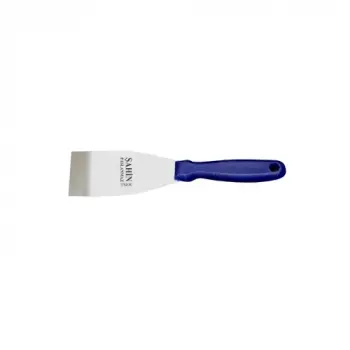 Bursa Paslanmaz Gıda Spatulası No:5, 12 Cm - Plastik Sap