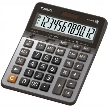 Casio GX-120B 12 Hane Masa Üstü Hesap Makinesi (KDO)