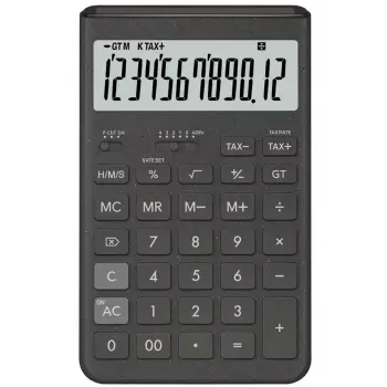 Casio JT-200T-GY 12 Hane Gri Masa Üstü Hesap Makinesi