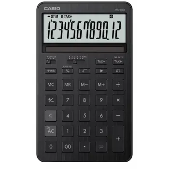 Casio JW-200DQ-BK 12 Hane Siyah Masa Üstü Hesap Makinesi