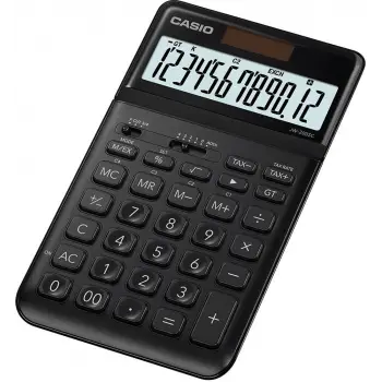 Casio JW-200SC-BK 12 Hane Siyah Masa Üstü Hesap Makinesi