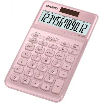 Casio JW-200SC-PK 12 Hane Pembe Masa Üstü Hesap Makinesi