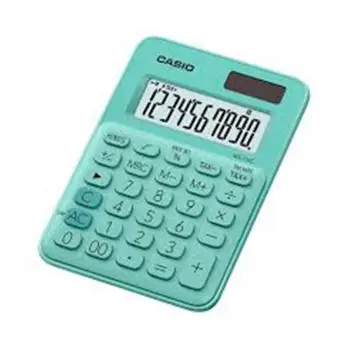 Casio MS-7UC-GN 10 Hane Yeşil Masa Üstü Hesap Makinesi