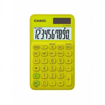 Casio SL-310UC-YG Cep Tipi 10 Hane Sarı Hesap Makinesi