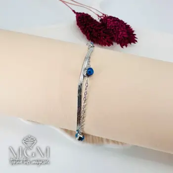 Rodyum Çelik Bileklikler 16+5 Cm Uzatma Payı - Kbl0095