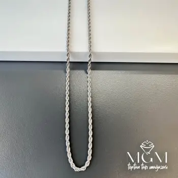 Rodyum Çelik Erkek 60 + 5 Cm Uzatma Payı - Kl0071