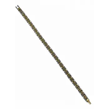 Rodyum- Çelik  Erkek Çelik Bileklik Boy 21.5 Cm / En 0.6 Mm  - Ebl0063
