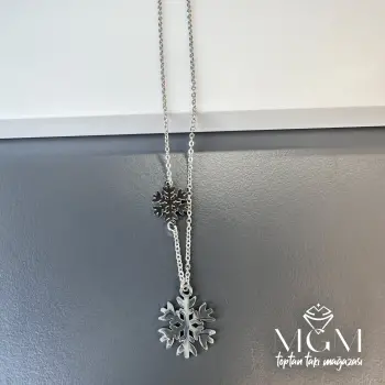 Rodyum Çelik Kolyeler 40 + 5 Cm Uzatma Payı - Kl0167