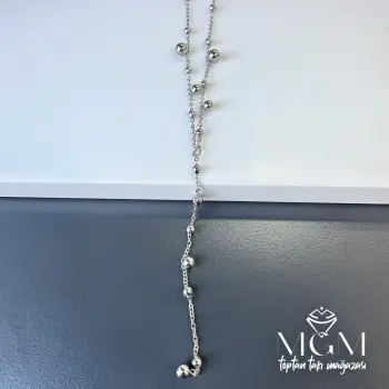 Rodyum Çelik Kolyeler 45+5 Cm Uzatma Payı - Kl0036