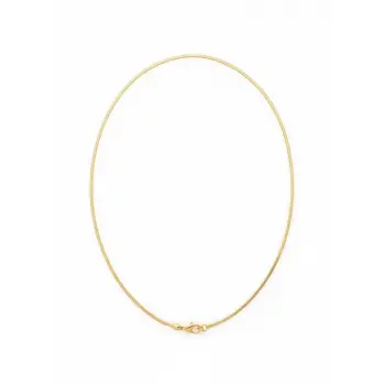   Kaplama Zincir Pirinç   Cm Kolye Zincir 60 Cm - Kl0272