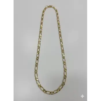   Kaplama Zincir Pirinç   Cm Kolye Zincir 45 Cm - Kl0274